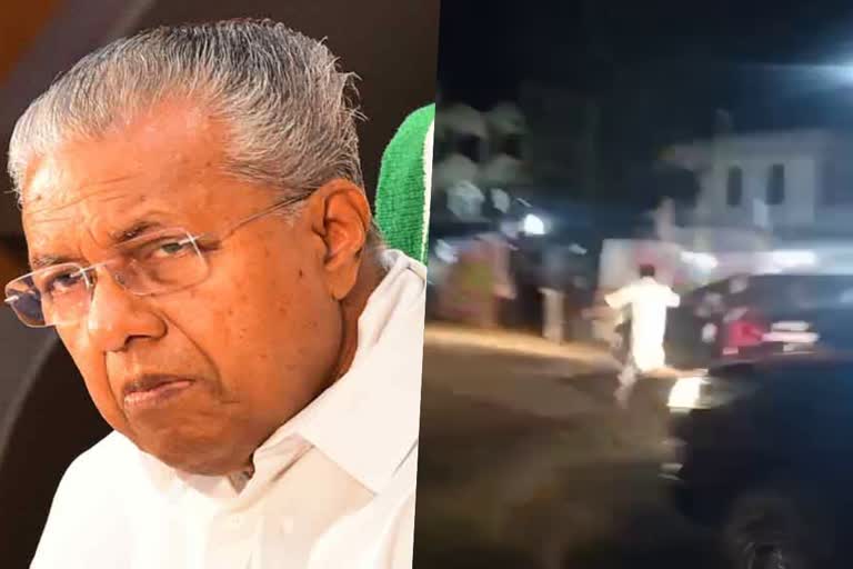 KSU activists raise Black flag  Black flag against CM Pinarayi Vijayan  Pinarayi Vijayan  Chief Minister Pinarayi Vijayan  returning to Kannur after programmes in Kozhikkode  KSU activists  മുഖ്യമന്ത്രിയുടെ വാഹനത്തിന് നേരെ കരിങ്കൊടി  കണ്ണൂരിലേക്ക് മടങ്ങുന്ന മുഖ്യമന്ത്രി  കെഎസ്‌യു പ്രവർത്തകര്‍ കസ്‌റ്റഡിയില്‍  കോഴിക്കോട് ജില്ലയിലെ പരിപാടികള്‍  കണ്ണൂരിലേക്ക് മടങ്ങിയ മുഖ്യമന്ത്രി  മുഖ്യമന്ത്രി പിണറായി വിജയന്‍  ഏഴുപേര്‍ പൊലീസ് കസ്‌റ്റഡിയില്‍  പൊലീസ്  മുഖ്യമന്ത്രി