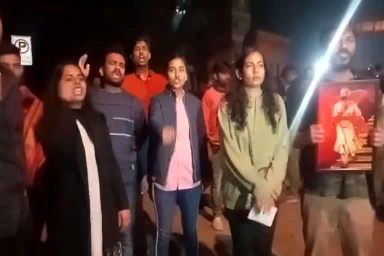 Uproar again in JNU