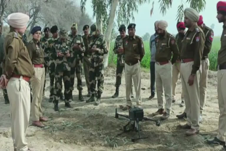 Police and BSF recovered drone in Ferozepur