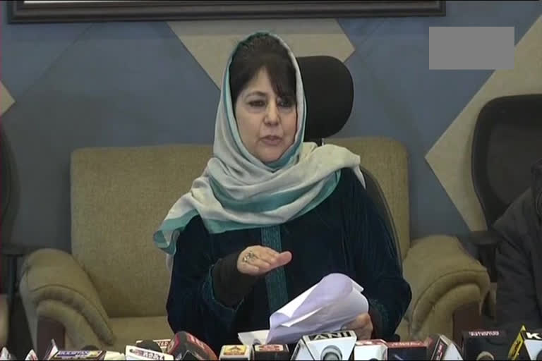 Mehbooba Mufti writes to Foreign Minister