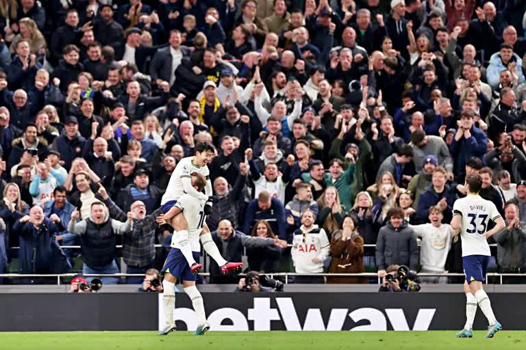 English Premier League  EPL  Tottenham beat West Ham  Son Heung min  इंग्लिश प्रीमियर लीग  ईपीएल  टोटेनहैम बनाम वेस्ट हैम