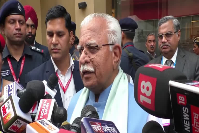 Manohar Lal Khattar on SYL issue