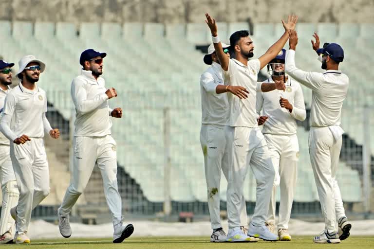 Saurashtra team win Ranji Trophy  Saurashtra Team Warm Welcome  Saurashtra cricket team  रणजी ट्रॉफी  सौराष्ट्र क्रिकेट टीम  सौराष्ट्र क्रिकेट टीम जोरदार स्वागत