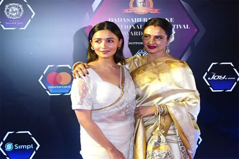 Alia Bhatt, Rekha at Dadasaheb Phalke International Film Festival Awards