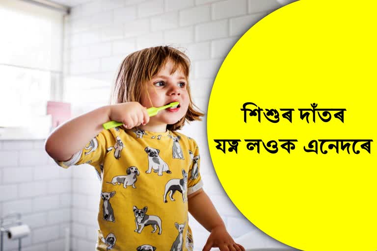 Teach children the habit of oral hygiene from the beginning these tips will help you