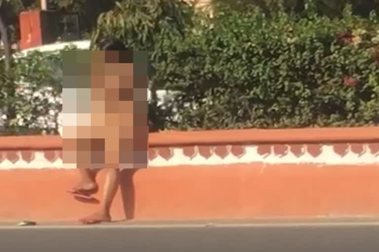 Female ANM naked protest in Jaipur