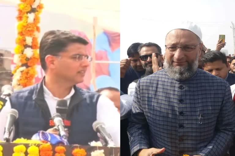 Asaduddin Owaisi targets Sachin Pilot