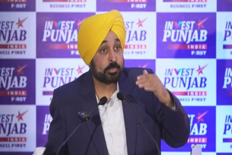 Chief Minister Bhagwant Mann addressed the Progressive Punjab Investor Summit