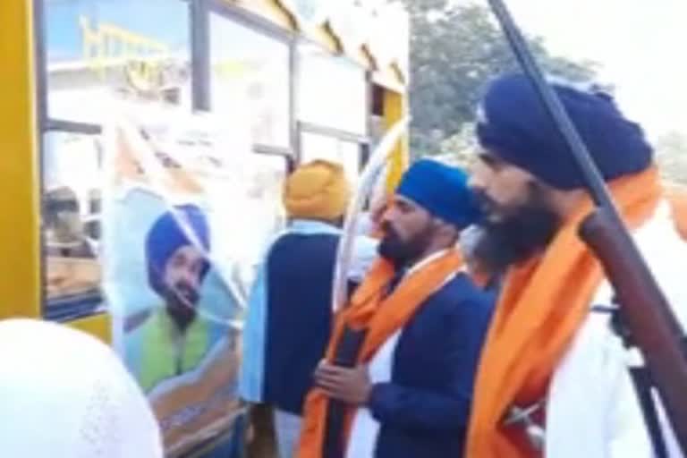 Waris Punjab De protest in Amritsar