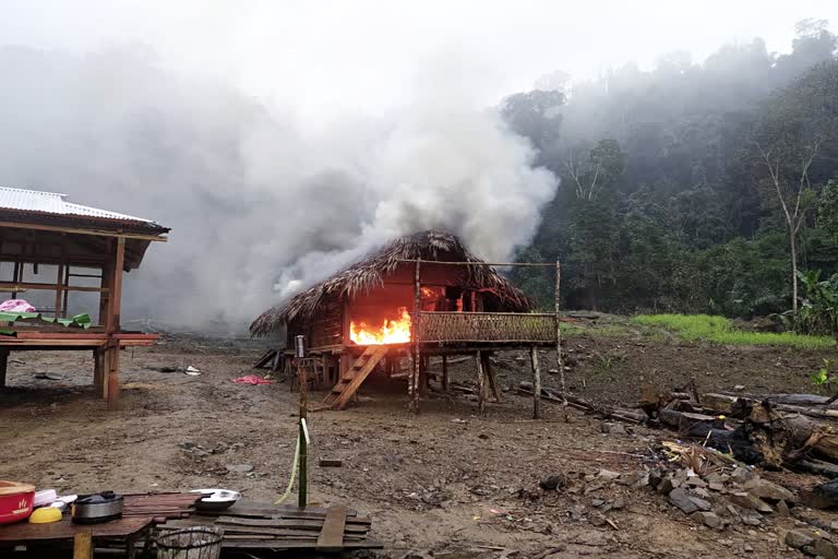 Destroyed Camp of Naga Militants