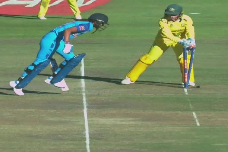 Harmanpreet Kaur Run Out