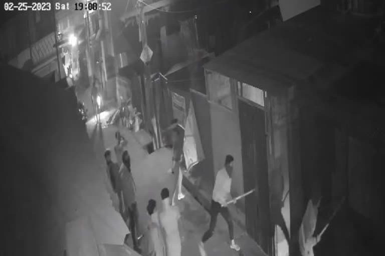 CCTV footage showing vandalism