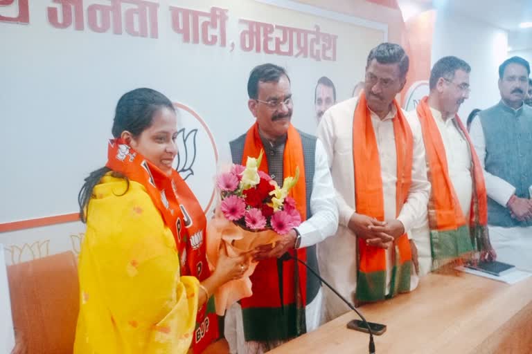 Priyanka Meena joins BJP