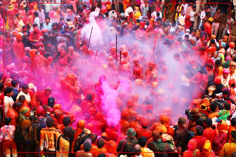 Lathmar Holi on tuesday