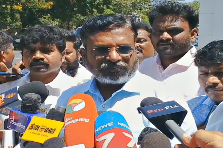 Thirumavalavan complains to the DGP to take action against the BJP