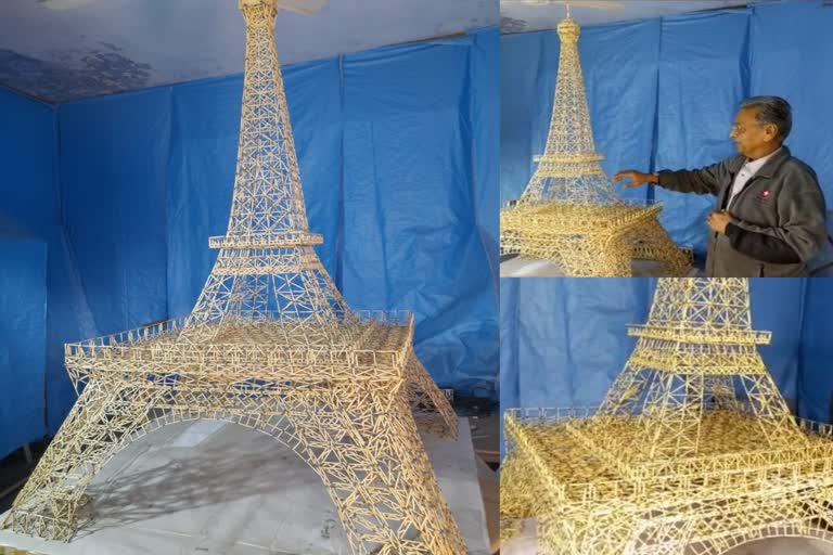 matchstick eiffel tower