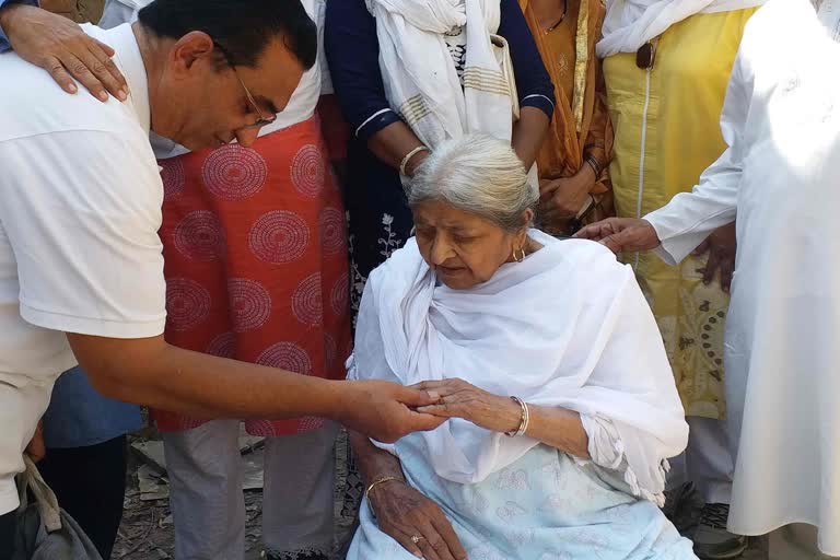 Late MP Ehsan Jafri's wife Zakia Jafri