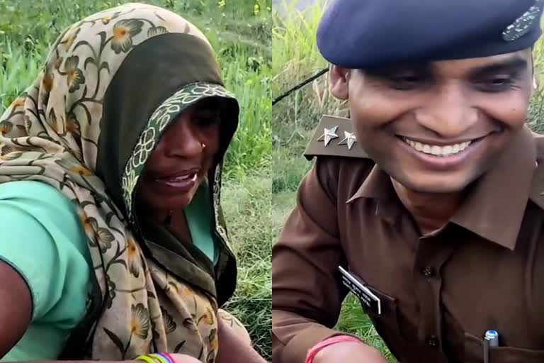 santosh patel and his mother talking video viral