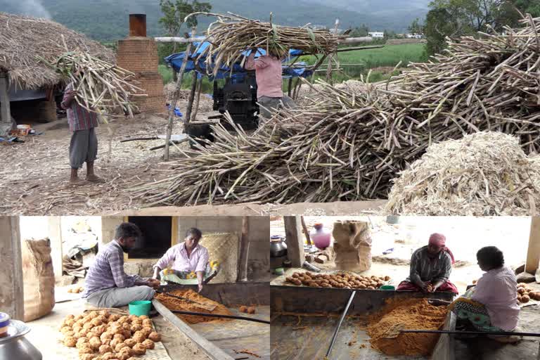 Marayoor Jaggery and sugarcane farmers of Idukki  Marayoor Jaggery facing crisis in market  Marayoor Jaggery  sugarcane farmers of Idukki  Sugarcane farming in Idukki  മറയൂര്‍ ശര്‍ക്കരയും കരിമ്പ് കര്‍ഷകരും  മറയൂര്‍  മറയൂര്‍ ശര്‍ക്കര  ശര്‍ക്കര  ഭൗമ സൂചിക പദവി  വ്യാജ മറയൂര്‍ ശർക്കര  വ്യാജ ശര്‍ക്കര