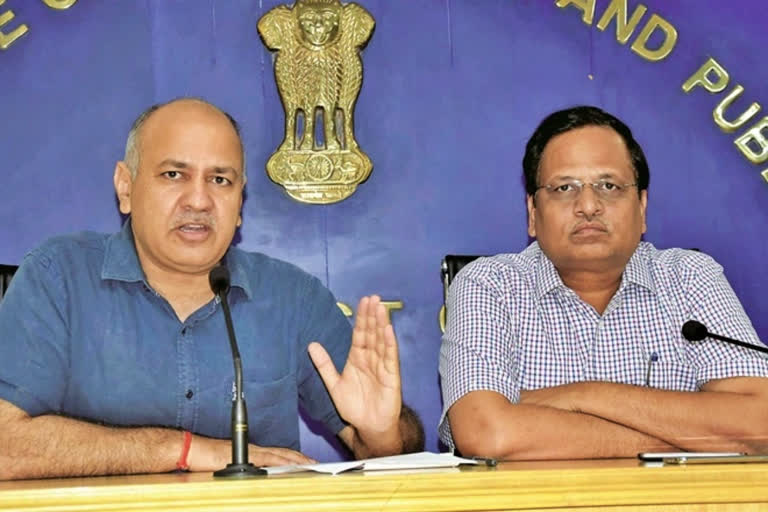 Delhi LG forwards resignation letters of Satyendar Jain Manish Sisodia to President