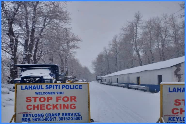 snowfall in lahaul spiti