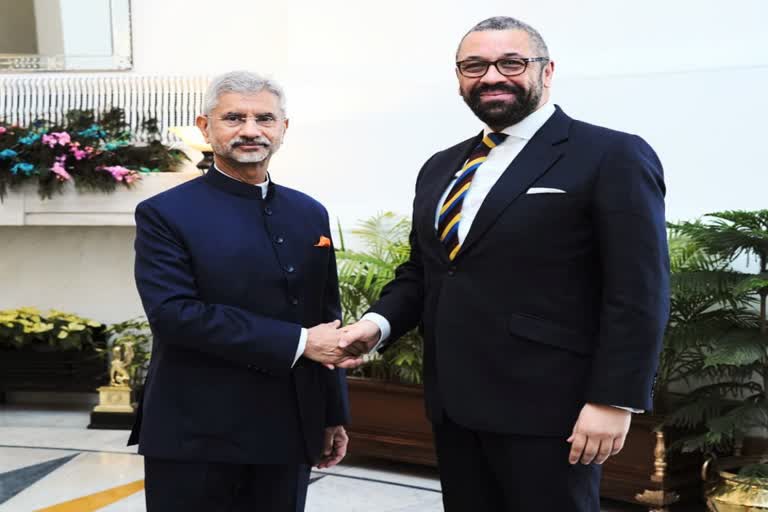 UK Foreign Secretary James Cleverly raised BBC tax issue with External Affairs Minister S Jaishankar  BBC tax issue  S Jaishankar  UK Foreign Secretary James Cleverly  ബിബിസി പരിശോധന  ബിബിസി റെയ്‌ഡ്  ജി20 യോഗം  ജയിംസ് ക്ലെവർലി  എസ് ജയശങ്കർ  എസ് ജയശങ്കർ ജയിംസ് ക്ലെവർലി