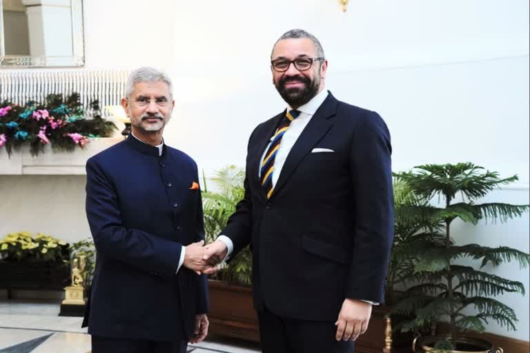 UK Foreign Secretary James Cleverly held talks with Jaishankar