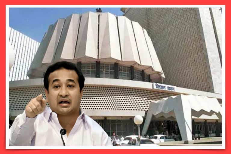 Nitesh Rane Threat Sanjay Raut