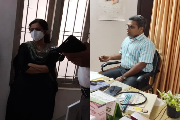 Doctors arrested while taking bribe  വിജിലന്‍സ്‌  ചാവക്കാട് താലൂക്ക് ആശുപത്രി  കൈക്കൂലി വാങ്ങുന്നതിനിടെ അറസ്റ്റില്‍  Chavakkad taluk hospital doctors arrested  Thrissur news  തൃശൂര്‍ വാര്‍ത്തകള്‍