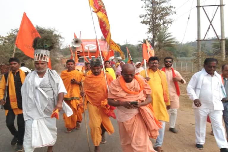 Padyatra of Saints in Chhattisgar