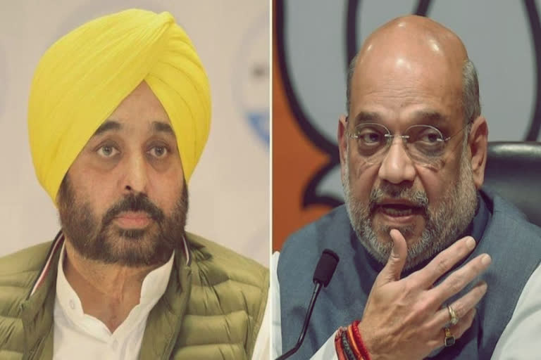 CM Bhagwant Mann meets Home Minister Amit Shah; urges to provide funds to curb cross-border supply