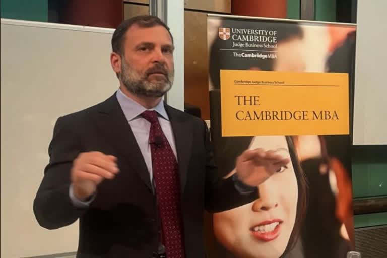 Rahul Gandhi At Cambridge