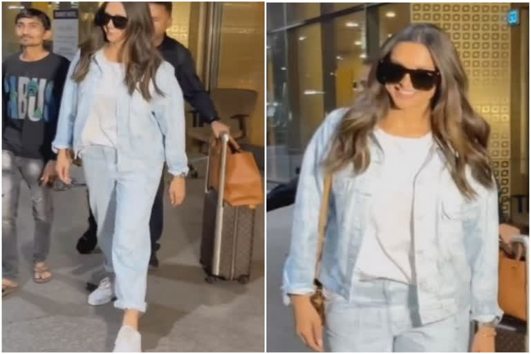 Deepika Padukone rocks a cool look as she gets spotted at the airport