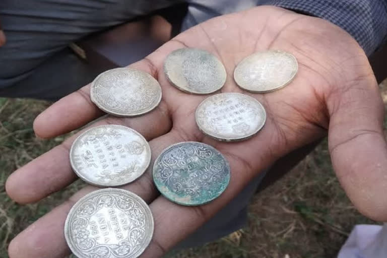 Victorian era coins recovered