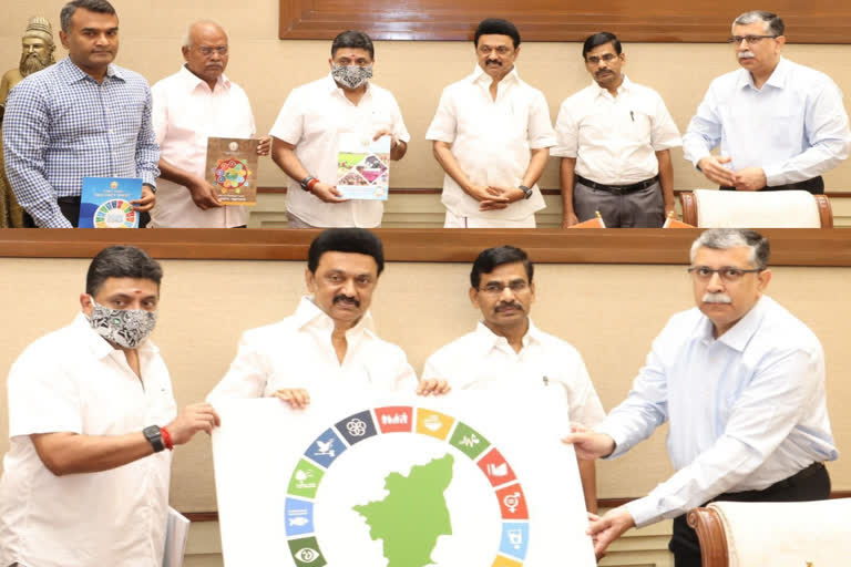 chief Minister Stalin released the books and slogan for Sustainable Development Goals