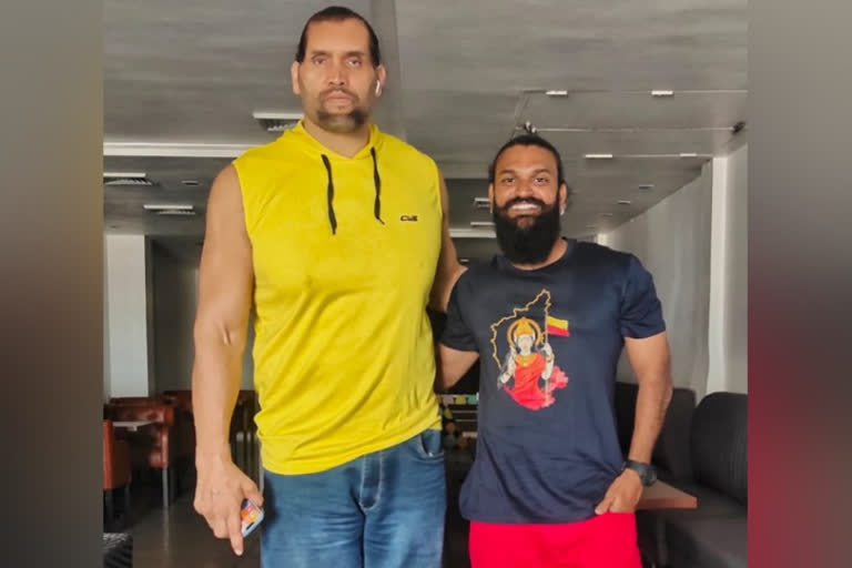 Great Khali : WWE વર્લ્ડ ચેમ્પિયન ધ ગ્રેટ ખલીએ ચંદન વૂડમાં કરી એન્ટ્રી