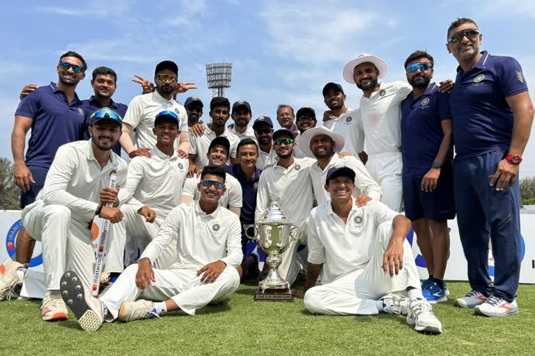 Yashasvi Jaiswal  Irani Cup  Rest of India  Rest of India win Irani Cup  Rest of India vs Madhya Pradesh highlights  ഇറാനി കപ്പ് റെസ്റ്റ് ഓഫ് ഇന്ത്യക്ക്  ഇറാനി കപ്പ്  യശസ്വി ജയ്‌സ്വാള്‍  റെസ്റ്റ് ഓഫ് ഇന്ത്യ  മധ്യപ്രദേശ്