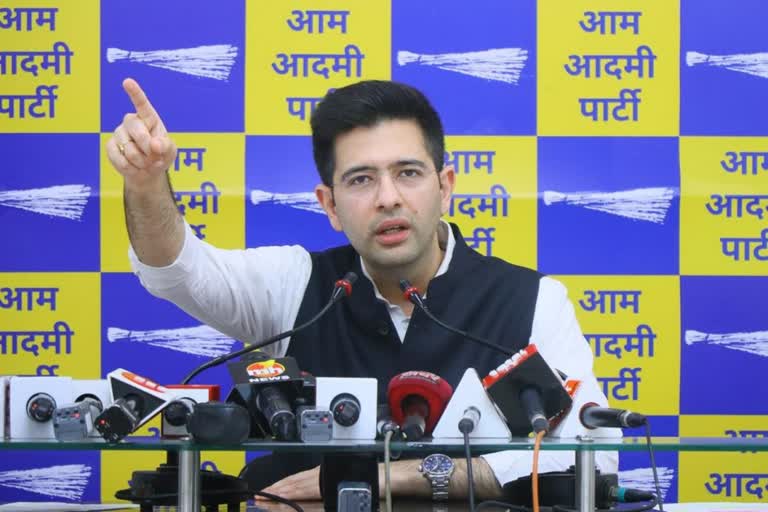 AAP MP Raghav Chadha Targets BJP