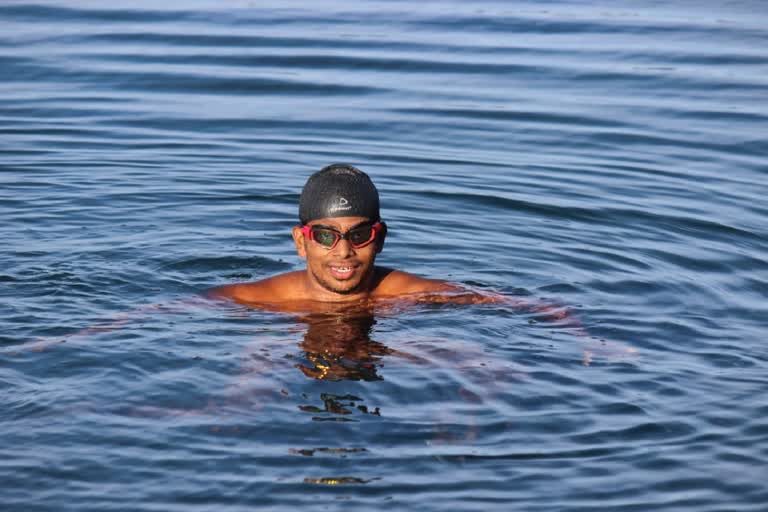 Swimmer Prabhat Koli Complete Oceans Seven challenge