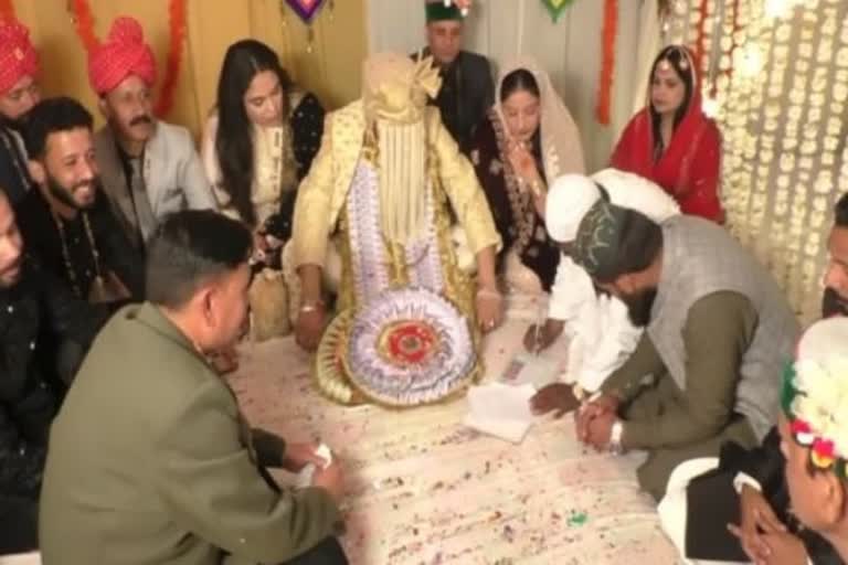 Muslim Marriage at Hindu Temple ETV Bharat