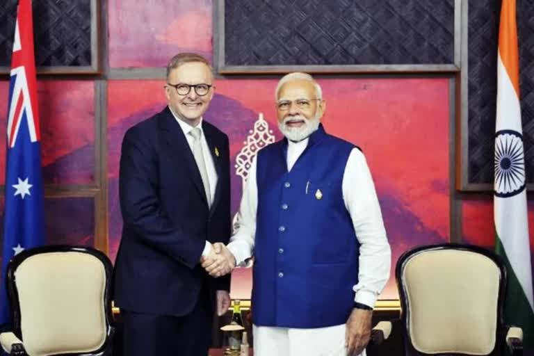 Narendra Modi and Anthony Albanese