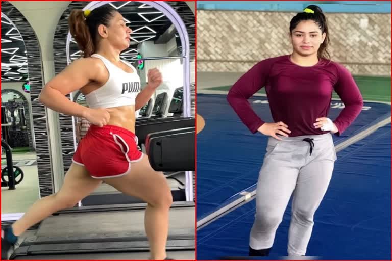 naina kanwal Jim workout video