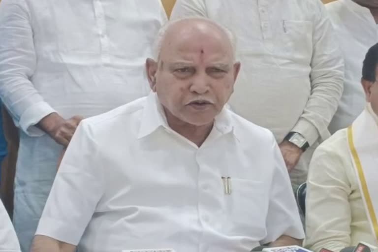 Former CM B S Yediyurappa