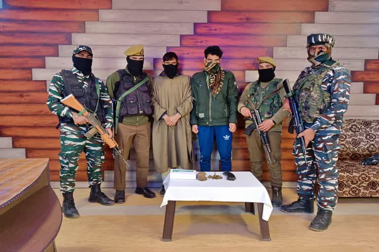 Two LeT associates arrested Baramulla Police