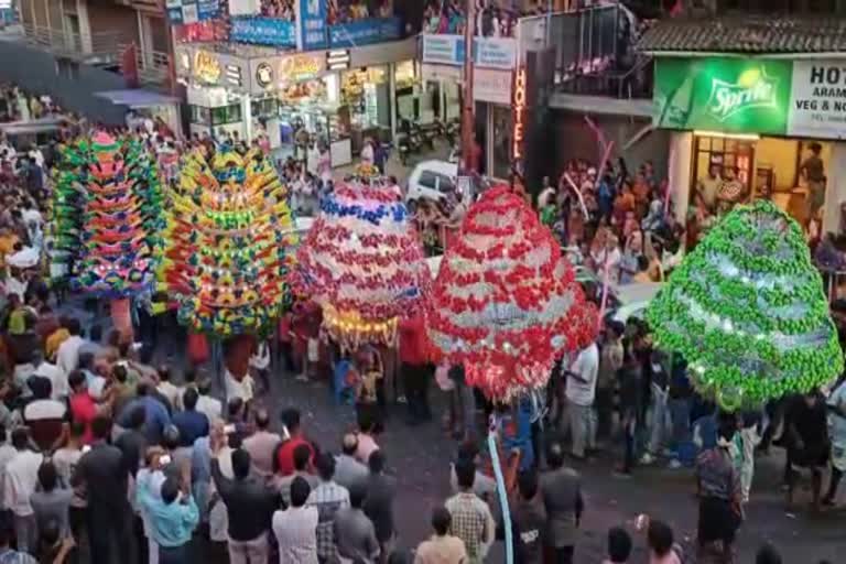 Mannarkad Pooram 2023  Mannarkad Pooram 2023 finishes  Mannarkad Pooram finishes  Palakkad Mannarkad  Pooram 2023 finishes with procession and Arattu  ദേശത്ത് പുണ്യം നിറച്ച്  മണ്ണാർക്കാട് പൂരത്തിന് ചേട്ടിവേലയോടെ സമാപനം  ദേശ വേല  ഘോഷയാത്ര  ആറാട്ടുകടവിൽ ഭഗവതി  മണ്ണാർക്കാട് അരകുർശ്ശി  പൂരത്തിന് സമാപനം  പാലക്കാട്  മണ്ണാർക്കാട്