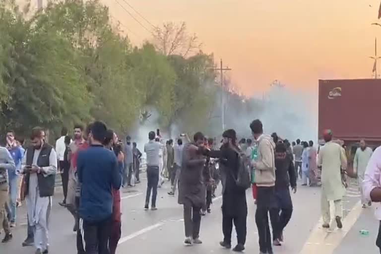 one killed as police crackdown on Imran Khan's supporters in Lahore