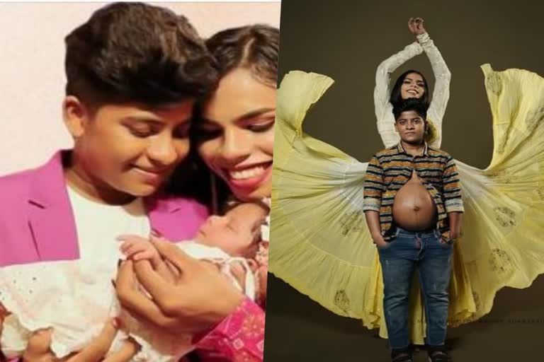 Kerala trans couple  naming ceremony of baby  womens day  sahad siya  sabiya sahad  transcouple  transman pregnancy  latest news today  അവള്‍ സമൂഹത്തില്‍ പ്രകാശം പരത്തുന്നവളാകണം  സഹദ് സിയ ദമ്പതികള്‍  അന്താരാഷ്‌ട്ര വനിത ദിനത്തില്‍  സബിയ സഹദ്  ട്രാന്‍സ്‌ജെന്‍ഡര്‍ ദമ്പതികള്‍  ട്രാന്‍സ്‌ജെന്‍ഡര്‍ കമ്മ്യൂണിറ്റി  കോഴിക്കോട് ഏറ്റവും പുതിയ വാര്‍ത്ത  ഇന്നത്തെ പ്രധാന വാര്‍ത്ത