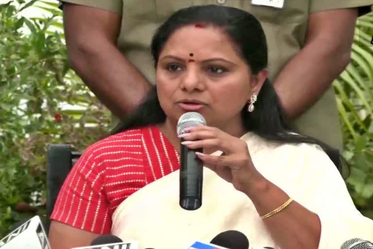 K Kavitha meet Yechury