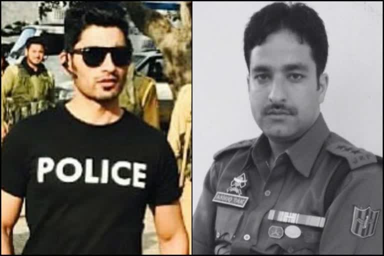 Two police officers attached