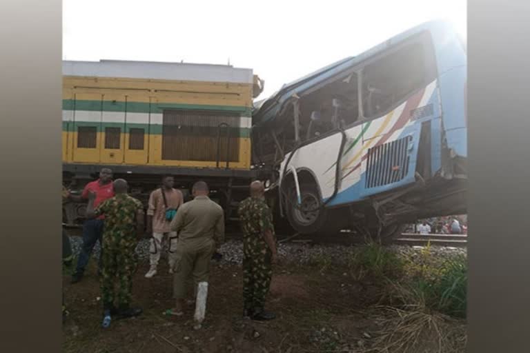 Lagos train bus crash